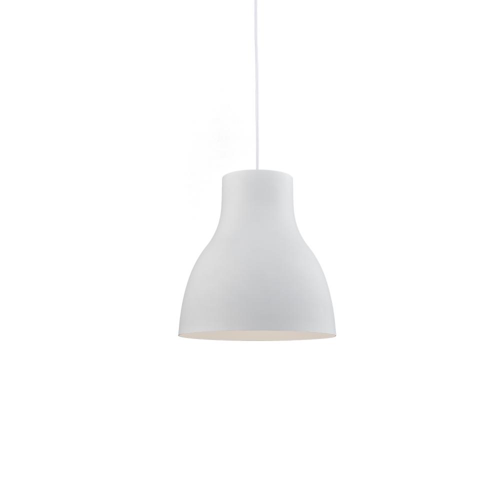 Cradle 16-in White 1 Light Pendant