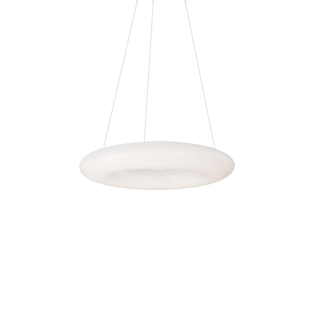 Cumulus 18-in White LED Pendant