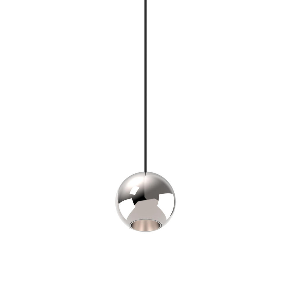 Exo 2-in Chrome LED Pendant