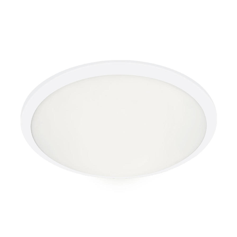 Malta 15-in White LED Flush Mount