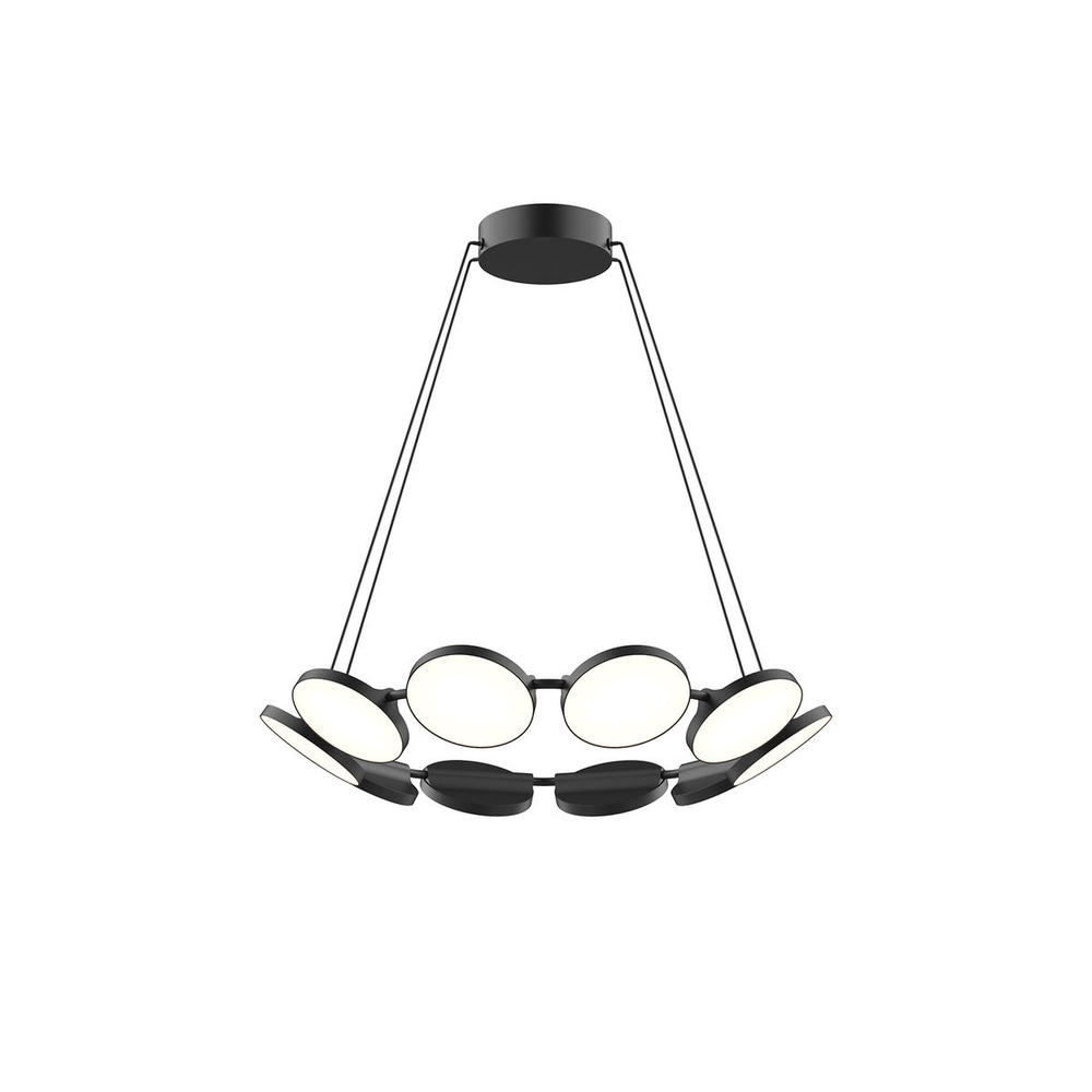 Novel 25-in Black LED Chandeliers