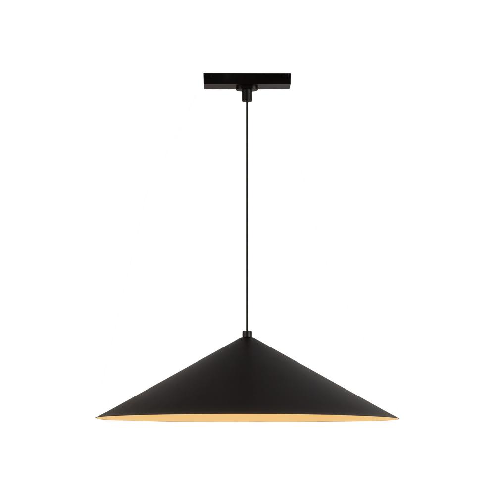 Luiz 15-in Black 4000K Trilo Track Pendant