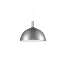 Kuzco Lighting Inc 492316-BN/BK - Archibald 16-in Brushed Nickel With Black Detail 1 Light Pendant