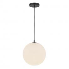 Kuzco Lighting Inc PD43212-BK/OP-5CCT-UNV - Marco 12-in Black/Opal Glass LED Pendant