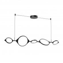 Kuzco Lighting Inc LP84457-BK - Serif 57-in Black LED Linear Pendant