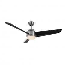 Kuzco Lighting Inc CF91954-BN/MB - Thalia 54-in Brushed Nickel/Matte Black LED Ceiling Fan