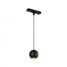 Kuzco Lighting Inc TRP26903-BK-4K - Faria 3-in Black 4000K Trilo Track Pendant