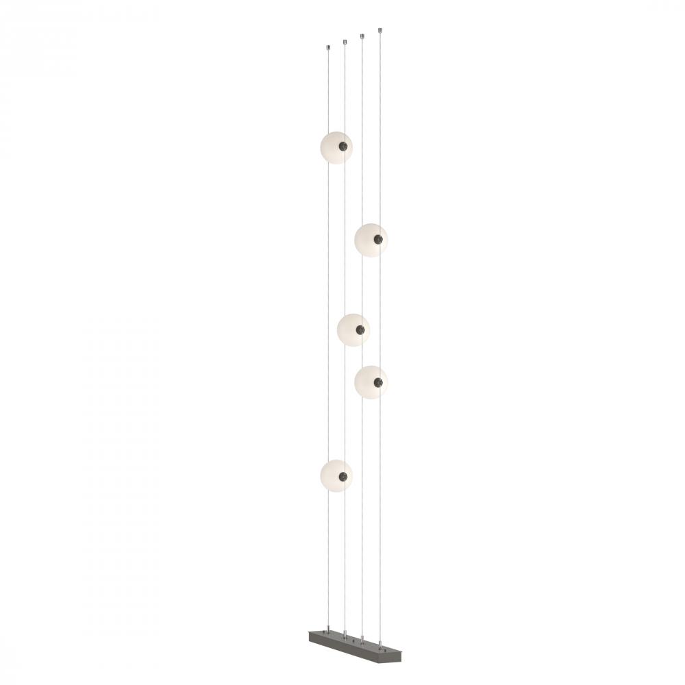 Abacus 5-Light Floor to Ceiling Plug-In LED Lamp