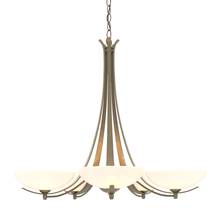 Hubbardton Forge - Canada 101261-SKT-84-GG0123 - Aegis 5 Arm Chandelier