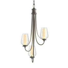 Hubbardton Forge - Canada 103033-SKT-20-ZS0354 - Flora 3 Arm Chandelier