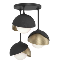 Hubbardton Forge - Canada 121374-SKT-10-84-GG0711 - Brooklyn 3-Light Double Shade Semi-Flush