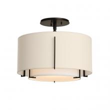 Hubbardton Forge - Canada 126501-SKT-10-SF1099-SA1590 - Exos Small Double Shade Semi-Flush