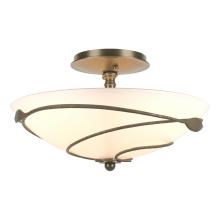 Hubbardton Forge - Canada 126712-SKT-84-GG0048 - Forged Leaves Semi-Flush