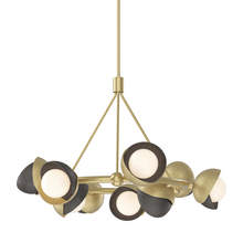 Hubbardton Forge - Canada 131068-SKT-MULT-86-14-GG0711 - Brooklyn 9-Light Double Shade Ring Pendant