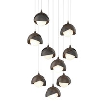 Hubbardton Forge - Canada 131105-SKT-LONG-05-20-GG0711 - Brooklyn 9-Light Double Shade Pendant