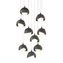 Hubbardton Forge - Canada 131105-SKT-LONG-07-20-GG0711 - Brooklyn 9-Light Double Shade Pendant