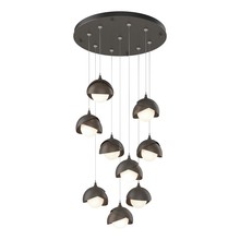 Hubbardton Forge - Canada 131105-SKT-STND-07-05-GG0711 - Brooklyn 9-Light Double Shade Pendant