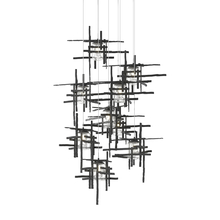 Hubbardton Forge - Canada 131107-SKT-LONG-10-II0728 - Tura 9-Light Seeded Glass Pendant