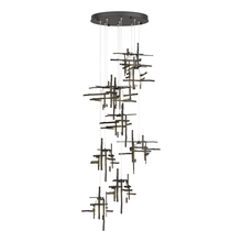 Hubbardton Forge - Canada 131109-SKT-STND-14-YC0305 - Tura 9-Light Frosted Glass Pendant