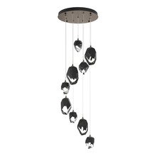 Hubbardton Forge - Canada 131142-SKT-LONG-05-BP0756 - Chrysalis 9-Light Mixed Crystal Pendant