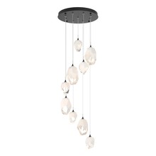 Hubbardton Forge - Canada 131142-SKT-LONG-10-WP0756 - Chrysalis 9-Light Mixed Crystal Pendant