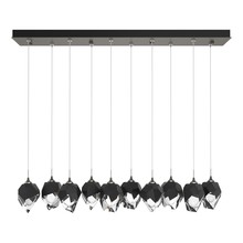 Hubbardton Forge - Canada 131143-SKT-LONG-07-BP0754 - Chrysalis 10-Light Small Crystal Pendant