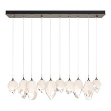 Hubbardton Forge - Canada 131145-SKT-LONG-05-WP0756 - Chrysalis 10-Light Mixed Crystal Pendant