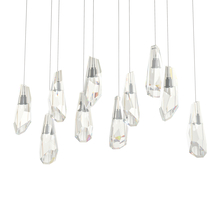 Hubbardton Forge - Canada 131201-SKT-LONG-07-CR - Luma 10-Light Large Crystal Pendant