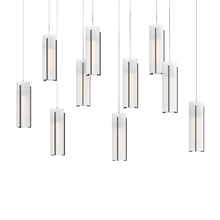 Hubbardton Forge - Canada 131204-SKT-LONG-14-GG0065 - Exos Glass 10-Light Pendant