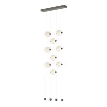 Hubbardton Forge - Canada 139057-LED-STND-07-GG0668 - Abacus 9-Light Ceiling-to-Floor LED Pendant