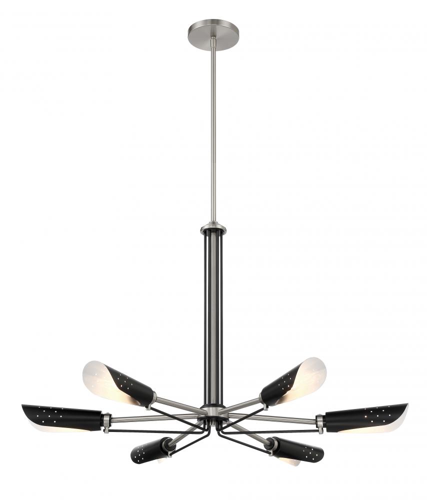 Turbine - 6 Light Chandelier