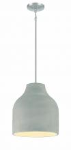 Minka George Kovacs P1886-084C - Sima - 1 Light Pendant in Metal and Cement