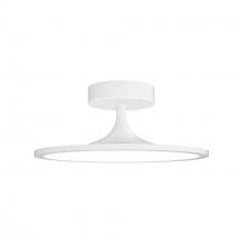 Alora Lighting SF418012WH-UNV - Issa 12-in White LED Semi Flush Mount