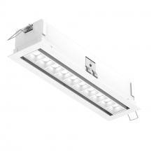 Dals MSL10G-CC-AWH - Recessed 5CCT linear with 10 mini swivel spot lights