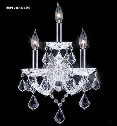 Maria Theresa 3 Light Wall Sconce