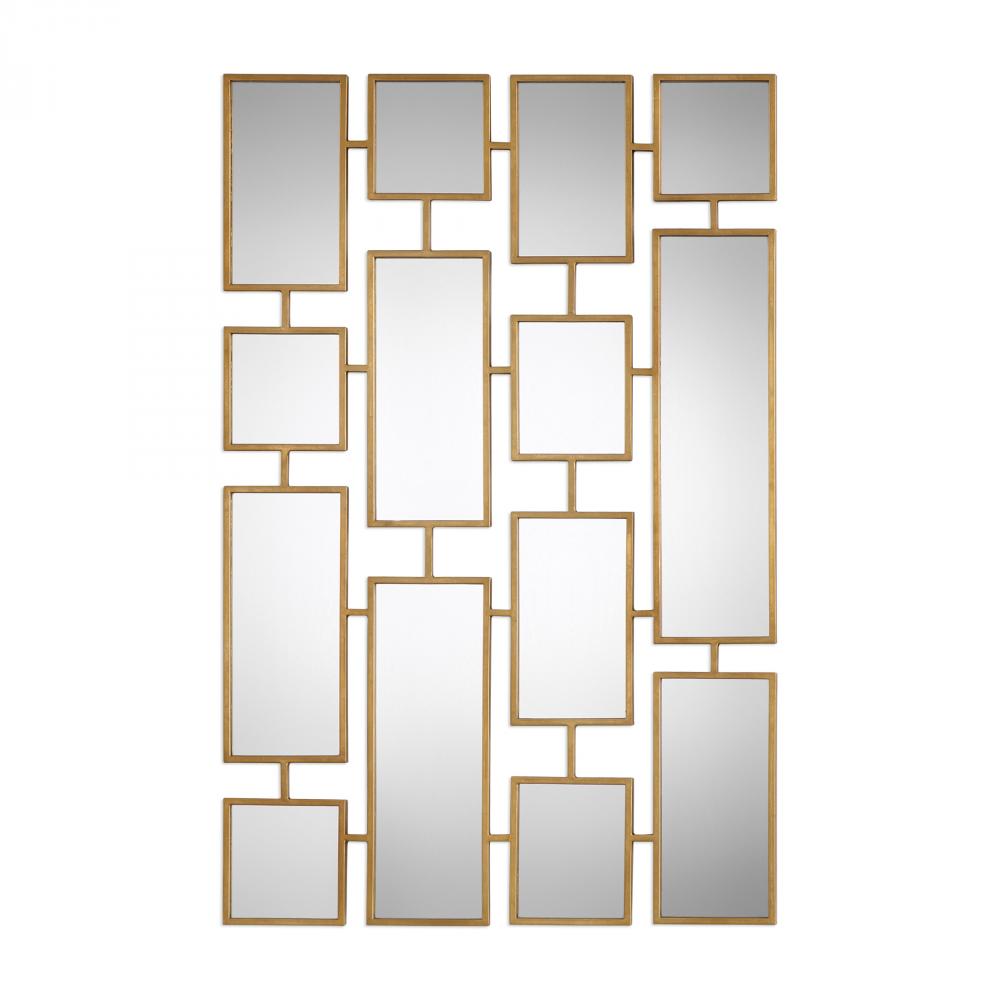 Uttermost Kennon Forged Gold Rectangles Mirror