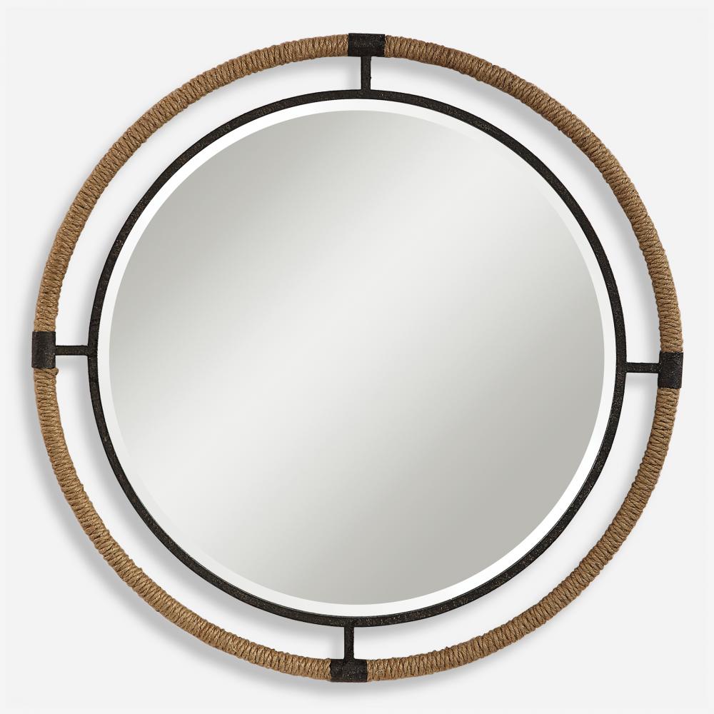 Uttermost Melville Coastal Round Mirror